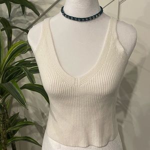 🕊️ BRANDY MELVILLE White Crop Top One Size 🕊️